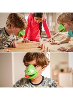 Zulbceo Parent-child educational game props frog mouth sticking out tongue mask  - Image 5