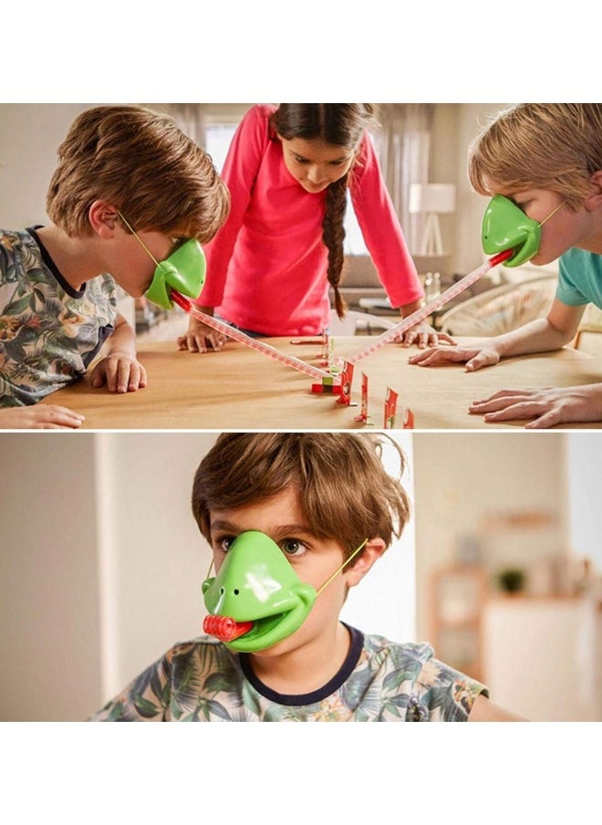 زولبسيو - لعبة تعليمية للوالدين والطفل تدعم قناع اللسان الذي يخرج فم الضفدع - Image 1