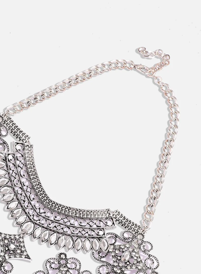 SOHI Contemporary Statement Artificial Necklace Jewellery