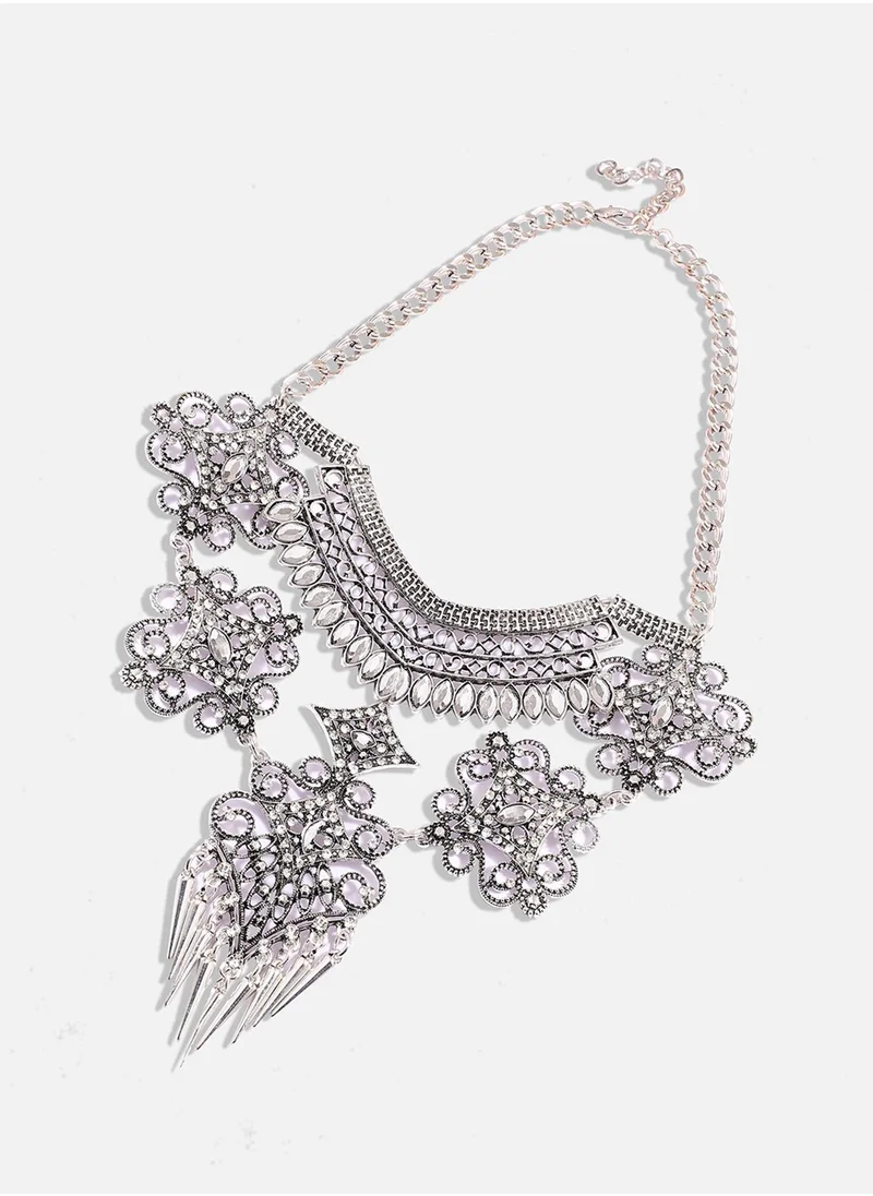 SOHI Contemporary Statement Necklace