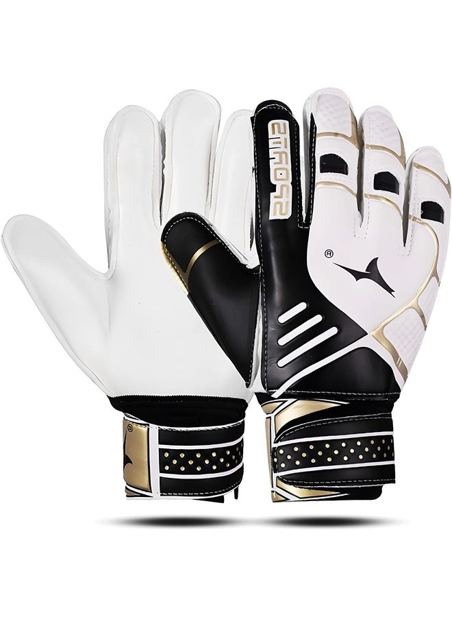 Taiahiro Football Gloves for Kids & Youth & Adult, Goalie Gloves with Finger Support, Durable Soccer Goalkeeper Gloves for Junior Kids Training Match, Strong Grip & Pro-Level Keeper Football Gloves - Image 1