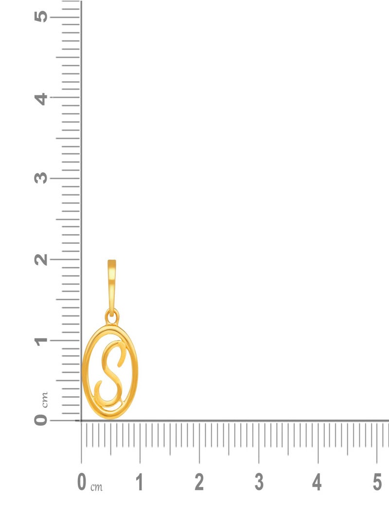 Malabar Gold and Diamonds 22 Karat 916 Purity Gold Pendant DZPN171SY - Image 4