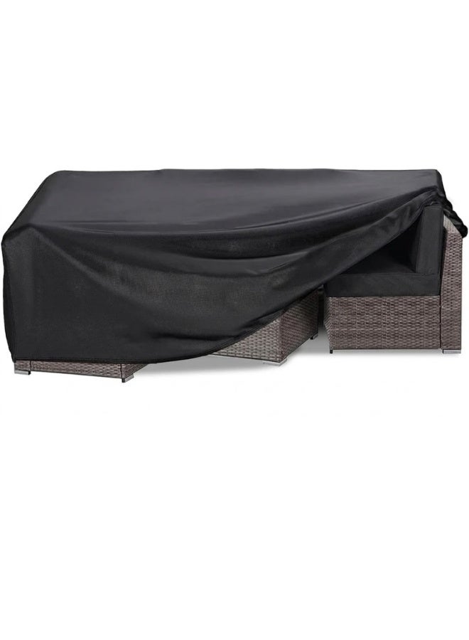 SULSHA Waterproof Outdoor Furniture Set Cover 250x200cm | Heavy Duty Anti-UV Oxford Fabric Cover for Patio Table and Chairs - Image 2