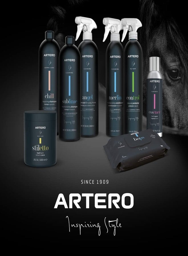 أرتيرو فرشاة Artero Saturno S3. فرش تنظيف الخيول ذات شعيرات خارجية بطول 2.5 سم تزيل كل الغبار وشعيرات داخلية بطول 1.9 سم تنظف بعمق. - Image 4