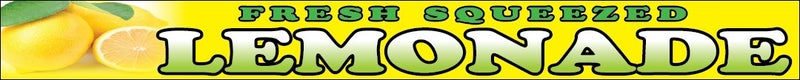 Co 1x10 Ft Fresh Squeezed Lemonade Vinyl Banner Sign yb L