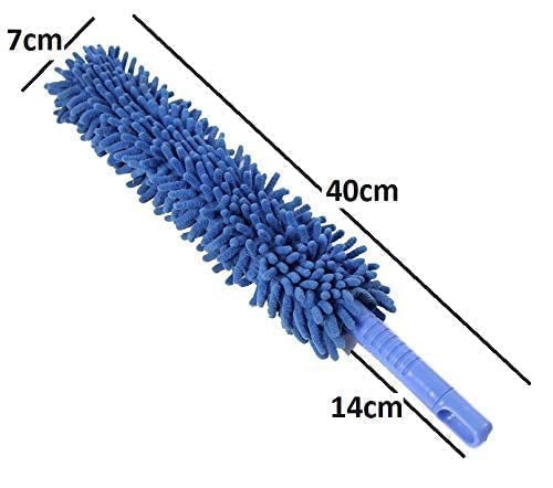Seven Moon Creative Long Handle Cleaning Brush Feather Microfiber Duster Magic Dust Cleaner Fit Home Office Cleaning Tools (Assorted Color) - Image 5