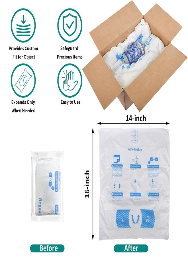 Umail 8 Pcs 14”x16” Expanding Foam Packaging for PC & Irregular-Shaped Items - Shockproof Expandable Packing Foam, Protective Computer Shipping Material for Electronics & Fragile Devices - Image 5