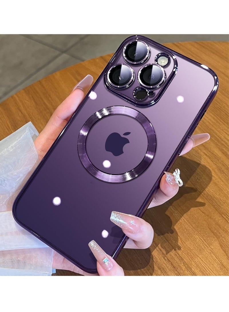 Captaintech Captaintech Magnetic Clear Case for iPhone 14 Pro Max (6.7") -Grade Drop Protection | Full Camera Cover | Slim MagSafe-Compatible Design for Women & Men  - Image 1