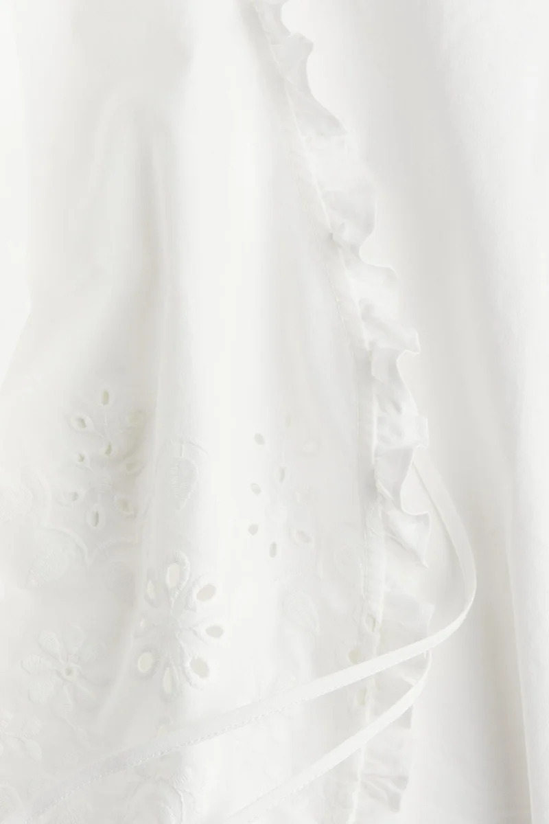 H&M Broderie anglaise cotton blouse