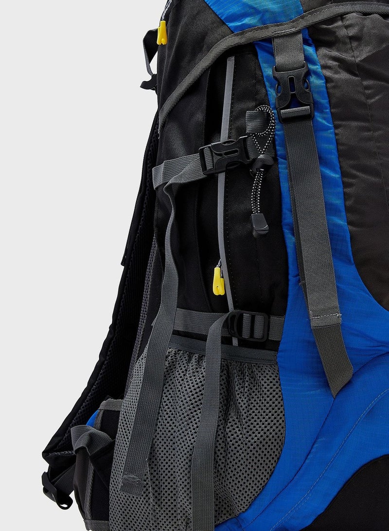 MIXDE حقيبة ظهر للمشي لمسافات طويلة/الرحلات سعة 70 لترًا مع دعم للظهر وبطانة - Image 4