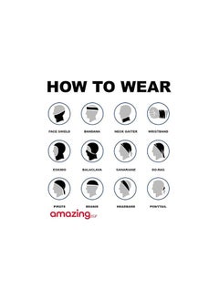 amazing.EGP Bandana Face Mask for Rave Dust Wind Scarf Face Neck Pouch Tube Mask Headwear Face Mask Motorcycle Mask for Women Men Kids (PL180520)  - Image 3