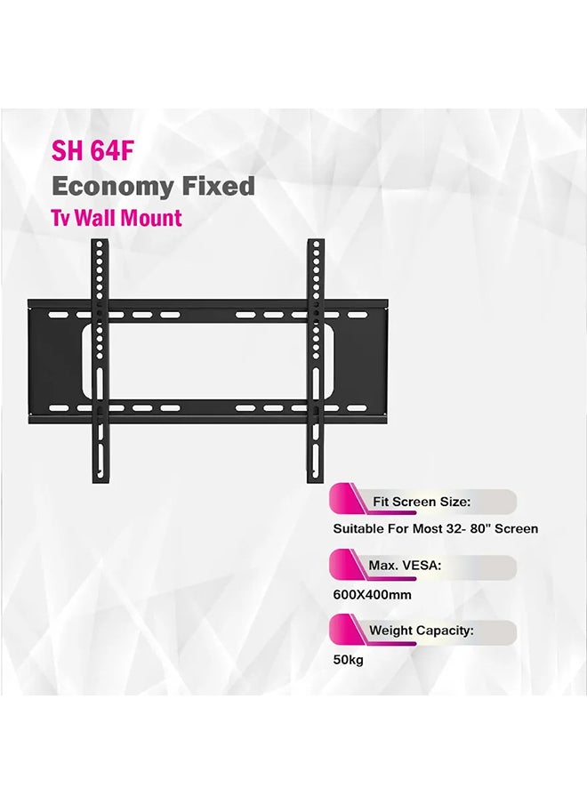 Skill Tech - Skill Tech SH64F LED/LCD/Plasma/Curved/OLED Fixed TV Wall Mount - Image 1