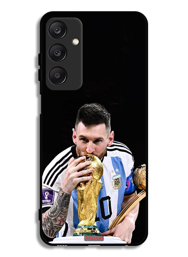 Tolwak Samsung Galaxy A25 5G Protective Case Cover Messi - Image 1