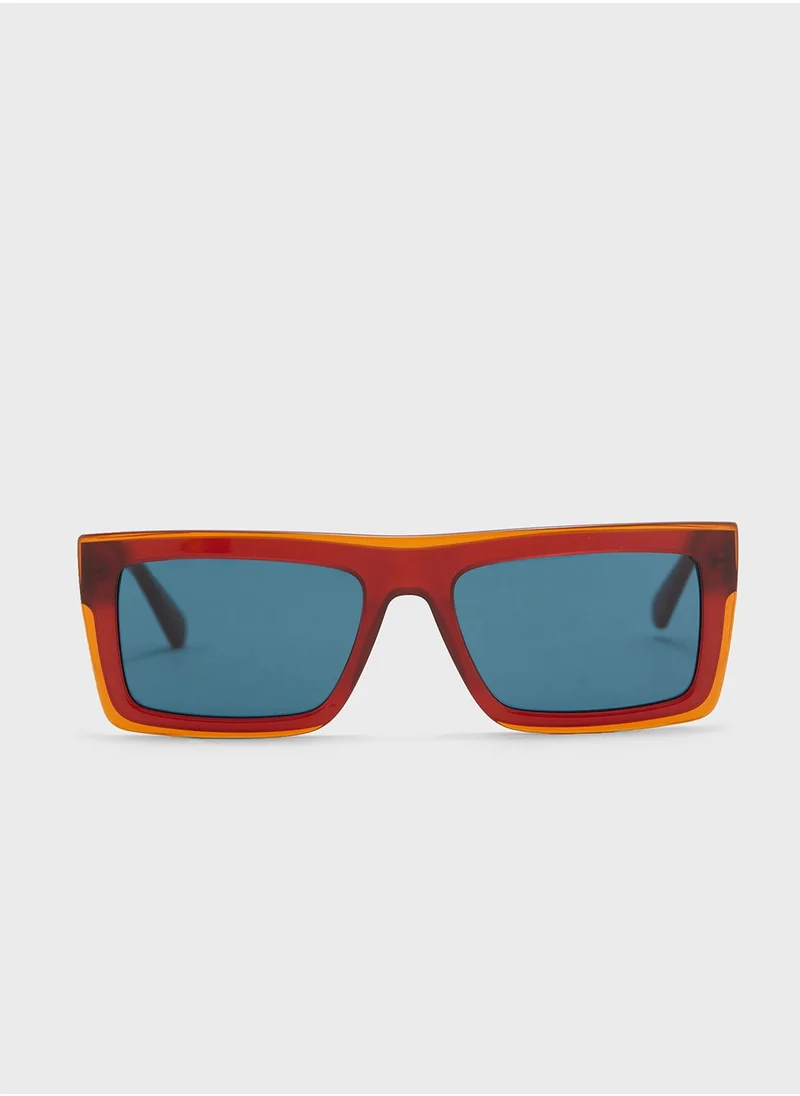 Calvin Klein Jeans Rectangle Sunglasses