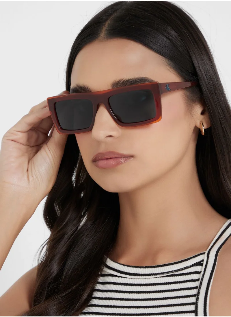 Calvin Klein Jeans Rectangle Sunglasses