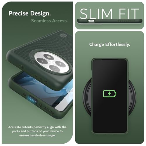 TUDIA MergeGrip [Magsafe Compatible] for OnePlus 13 Case 5G (2025) - [Military Grade Drop Tested] Dual Layer Shockproof Slim Heavy Duty Tough Cover Phone Cases - Pine Green - Image 5