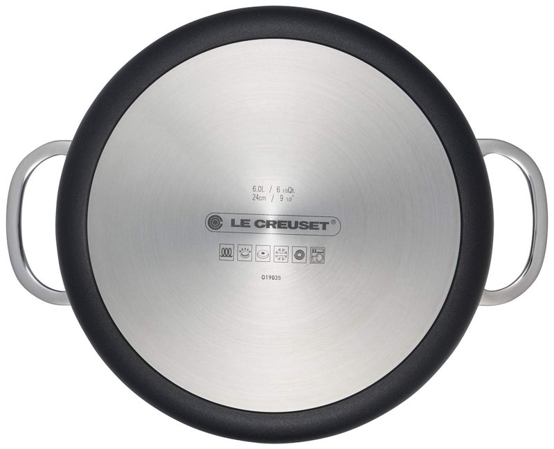 Le Creuset Le Creuset Toughened Nonstick PRO Stockpot With Glass Lid, 6.3 qt.  - Image 4