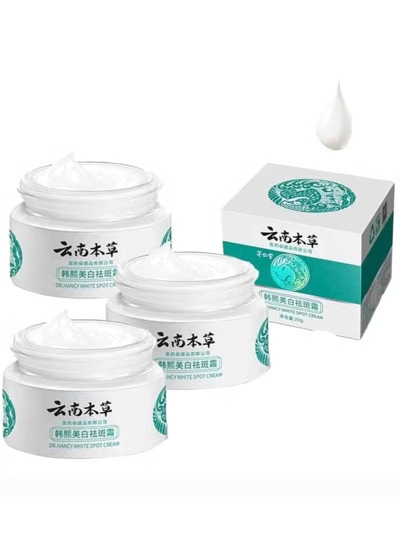 Hancy Japanese Melasma Cream Dr. Hansi White Spot Cream China, Dr. Hansi White Spot Correction Cream, Chinese Dark Spot Correction Cream Dr. Hansi Prevent White Spots for Dry and Sensitive Skin by Hansi-3pcs - Image 1