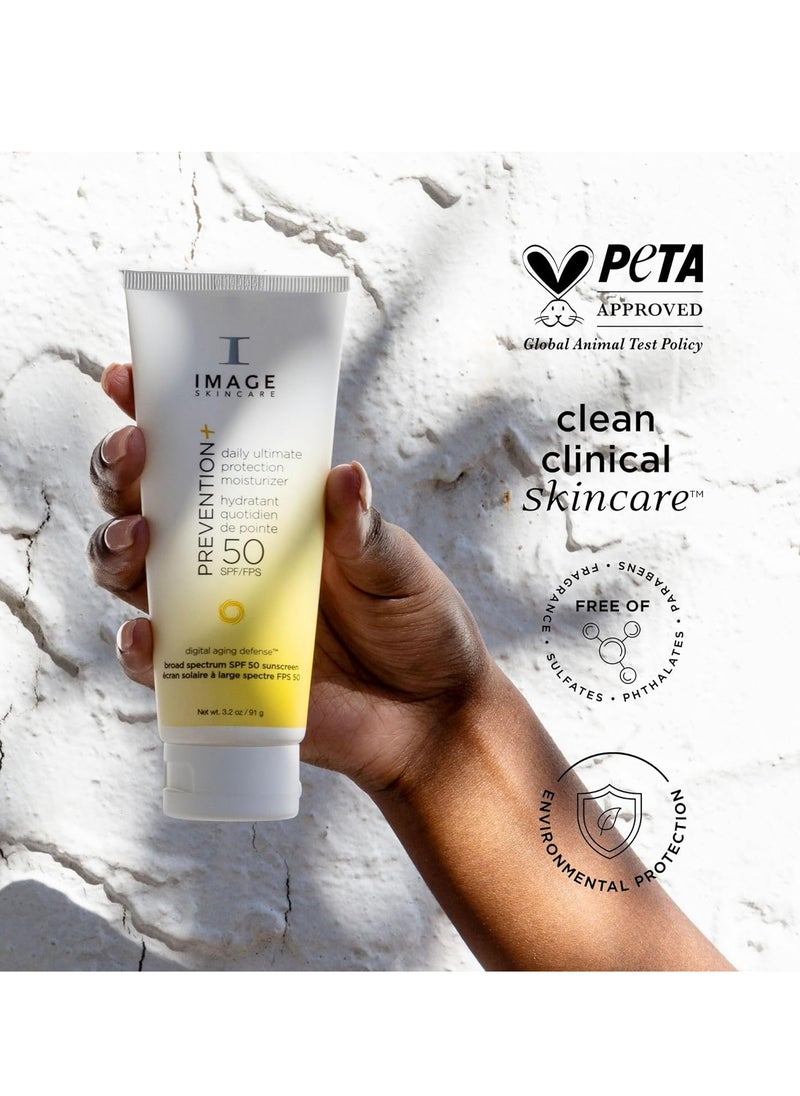 IMAGE SKINCARE Image Skincare Prevention + Daily Ultimate Protection Moisturizer SPF50-91 g / 3.2 oz  - Image 3