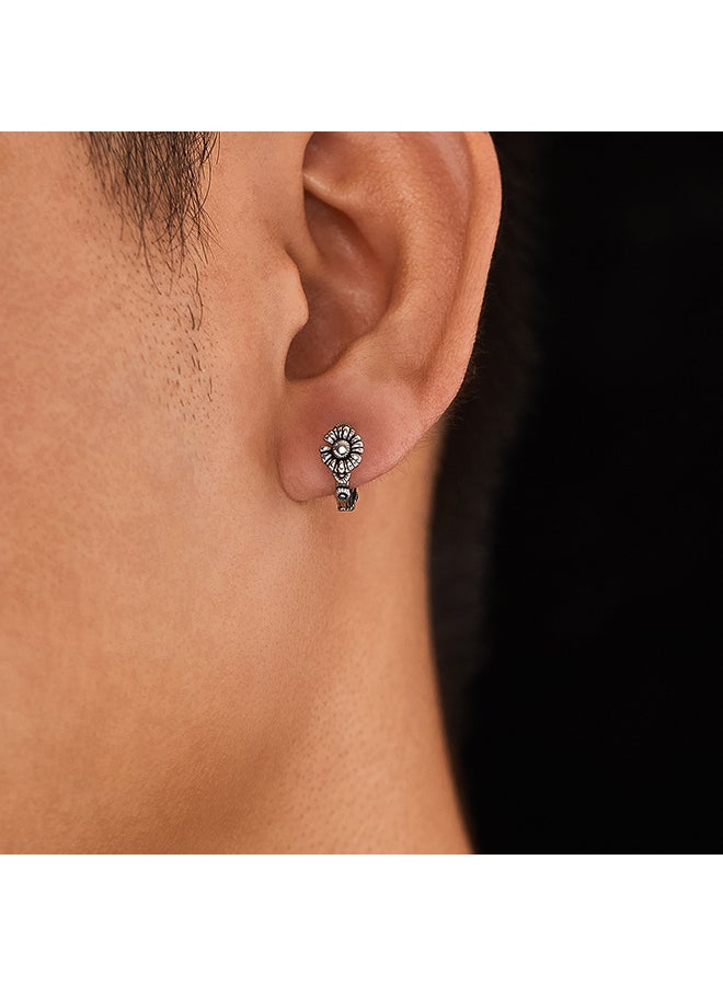 Niche Earrings, Personalized Trend, Titanium Steel, Retro, Old-Fashioned Daisy, Unisex Earrings - Image 3