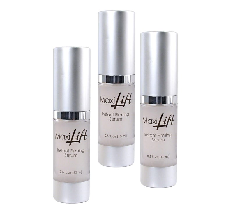 BioLogic Solutions MaxiLift Serum Instant Face Lift Cream Skin Serum for Face  Instant Eye Lift Smooth  Firm Loose Sagging Skin Fine Lines  Wrinkles Within 2 Minutes 05 Fl Oz Set of 3