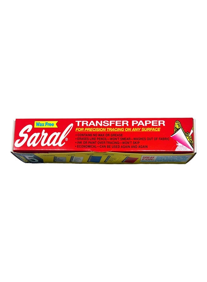 Saral Paper Corp Wax Free Transfer Paper - White - 12 inches x 12 Foot Roll - Image 4