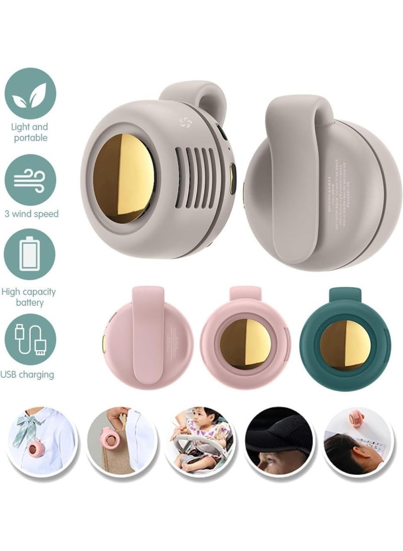 Small Clip Fan, Portable Silent Mini Bladeless Electric Fan - Image 1