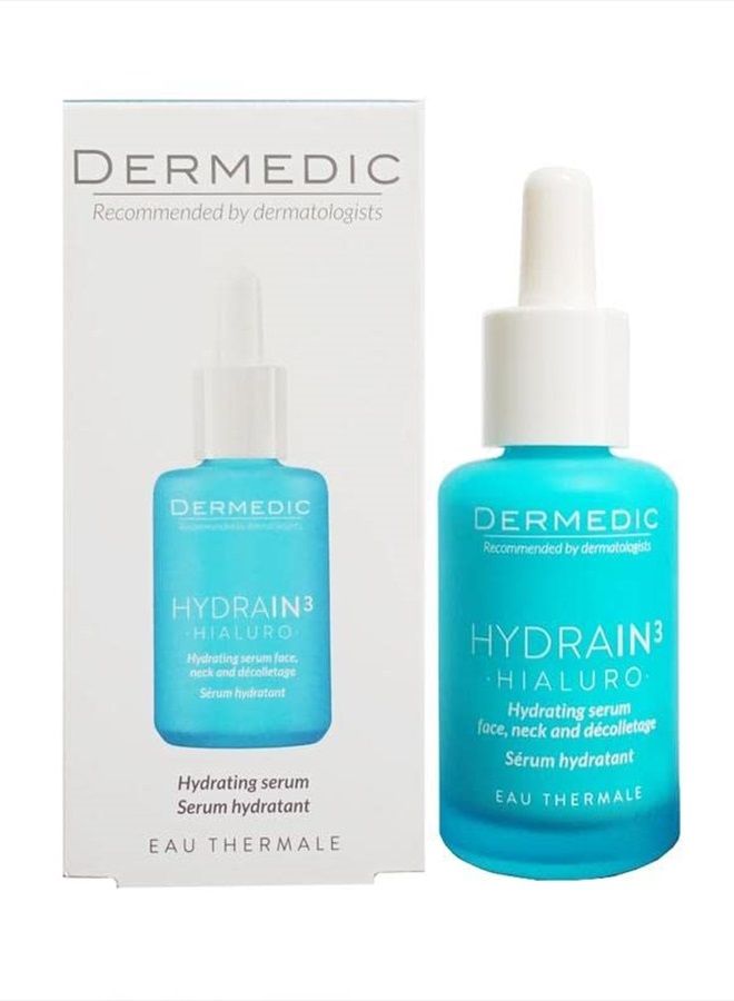 Dermedic سيروم الترطيب HYDRAIN3 HIALURO للوجه والعنق والصدر