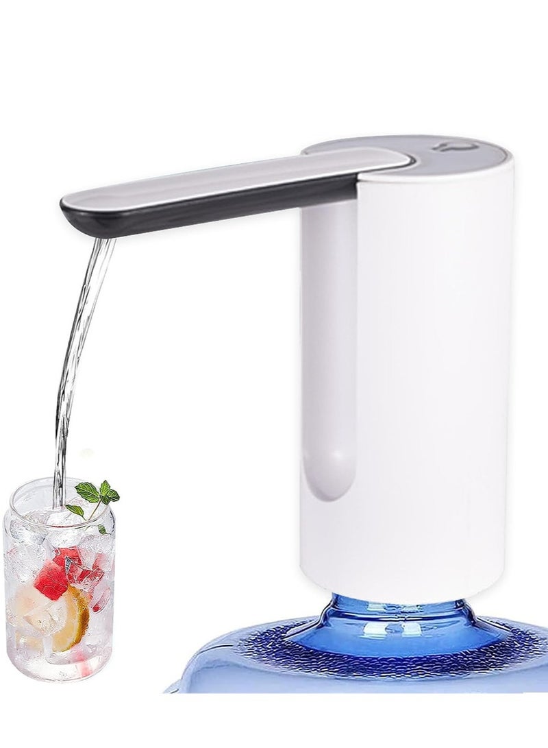 Water Bottle Pump Foldable Automatic Drinking Pump USB Charge Portable Water Dispenser for 2-5 Gallon Jugs  - Image 1