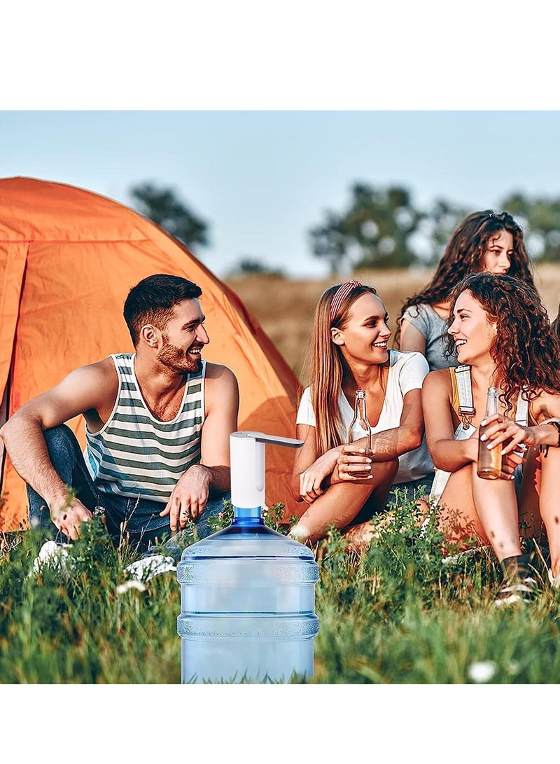 Water Bottle Pump Foldable Automatic Drinking Pump USB Charge Portable Water Dispenser for 2-5 Gallon Jugs  - Image 4