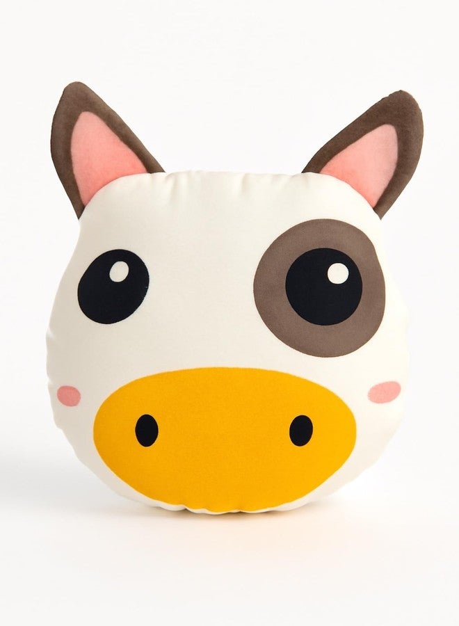 Karmakasa Kids Soft Plush Animal Face Cushion Combo Pack of 5 - Cute & Colorful Cartoon Character Pillows for Home, Bedroom & Playroom Decor - Image 5