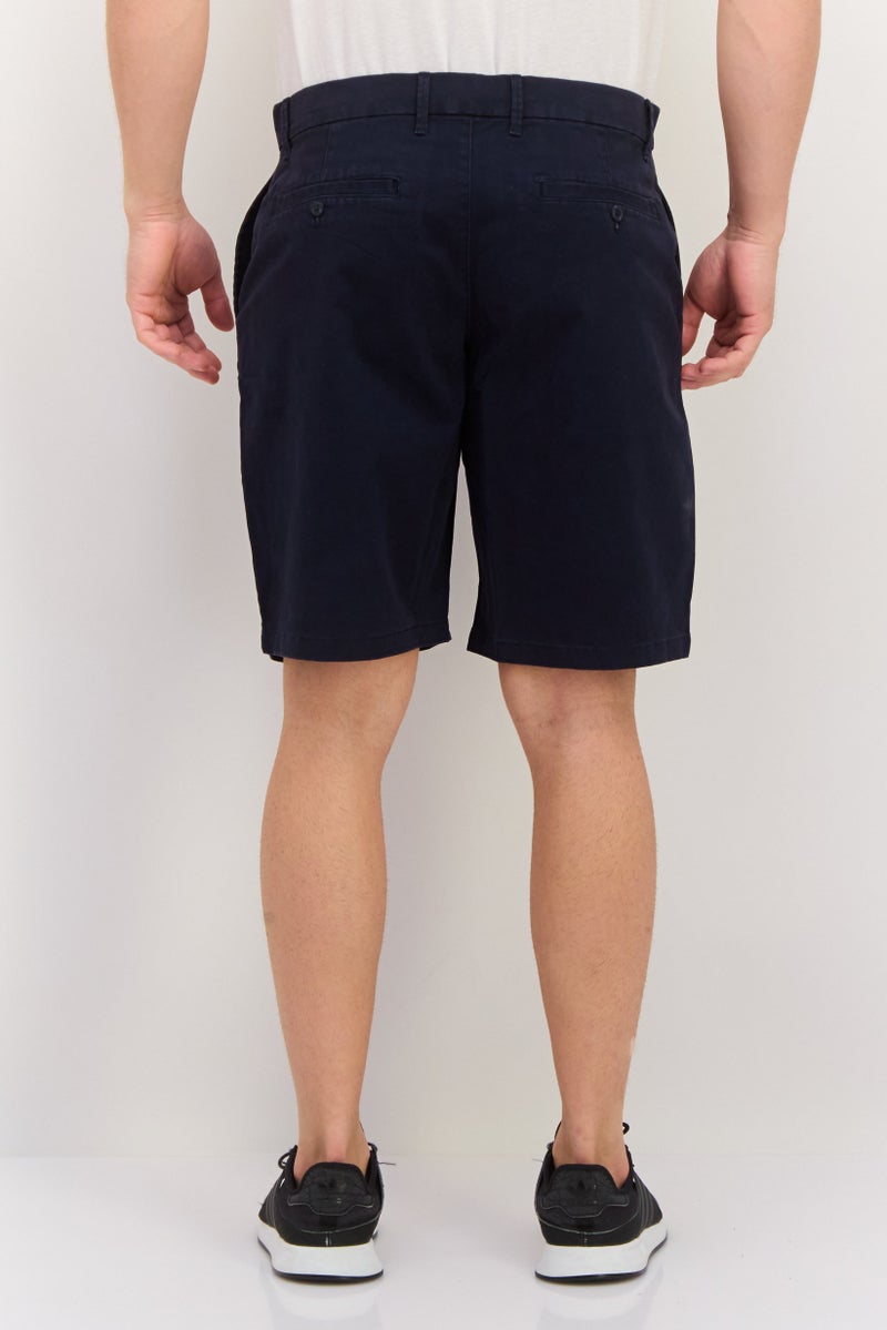 GAP Men Solid Chino Shorts, Navy - Image 4