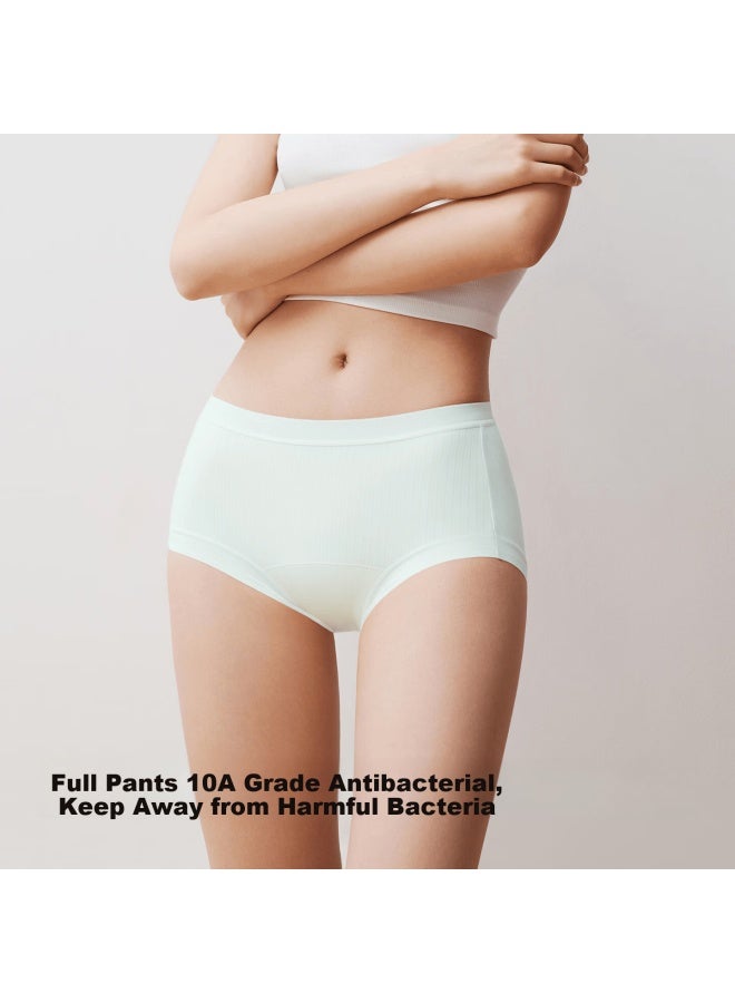 Youkeshu Women's Underwear 10a Antibacterial Mulberry Silk Extended Crotch Mid-high Waist Tummy Control Seamless Breathable High Elastic Hip-hugging Shorts - Image 1