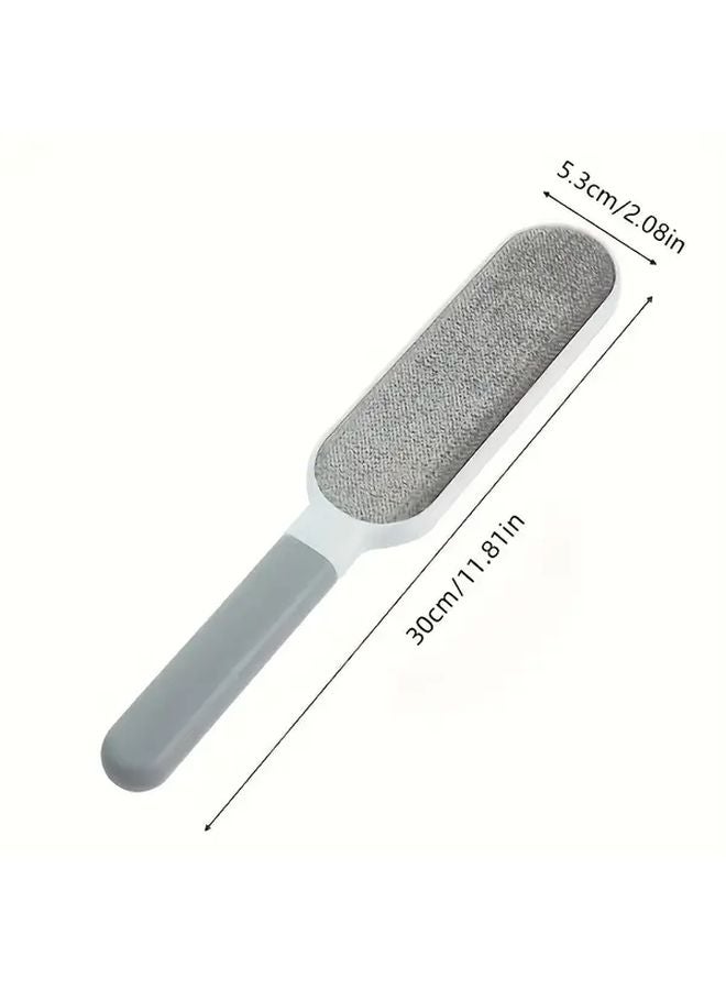 Double Sided Manual Electrostatic Hair Remover Brush 1pc For Clothes Sofas Furniture - Image 4