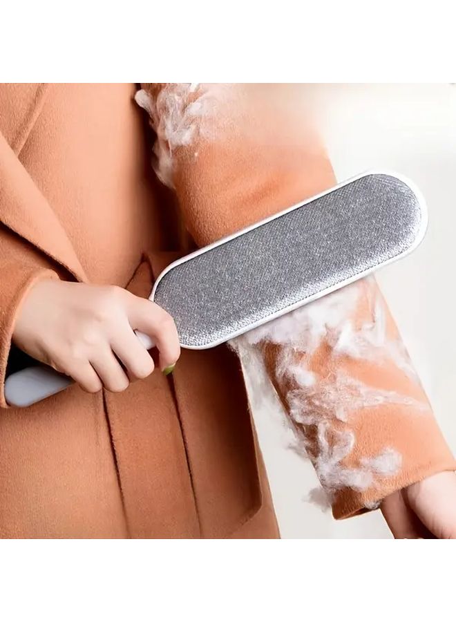 Double Sided Manual Electrostatic Hair Remover Brush 1pc For Clothes Sofas Furniture - Image 3