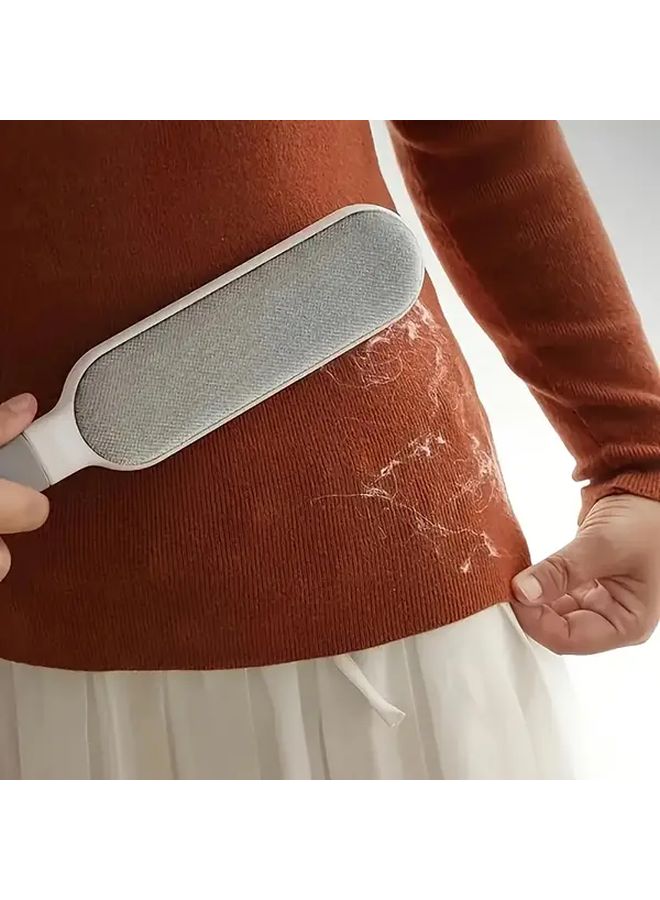 Double Sided Manual Electrostatic Hair Remover Brush 1pc For Clothes Sofas Furniture - Image 5