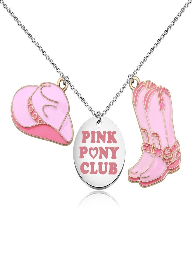 لوجيب بيردجوت قلادة راعية البقر الغربية من Lywjyb Birdgot Princess Cowgirl، هدية ألبوم موسيقي، كلمات أغاني، هدية للمغنية لمحبي المغنية (وردي) - Image 1