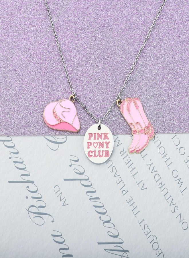 لوجيب بيردجوت قلادة راعية البقر الغربية من Lywjyb Birdgot Princess Cowgirl، هدية ألبوم موسيقي، كلمات أغاني، هدية للمغنية لمحبي المغنية (وردي) - Image 4