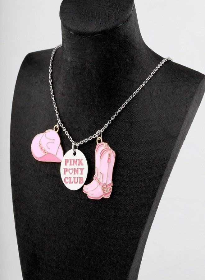 لوجيب بيردجوت قلادة راعية البقر الغربية من Lywjyb Birdgot Princess Cowgirl، هدية ألبوم موسيقي، كلمات أغاني، هدية للمغنية لمحبي المغنية (وردي) - Image 3