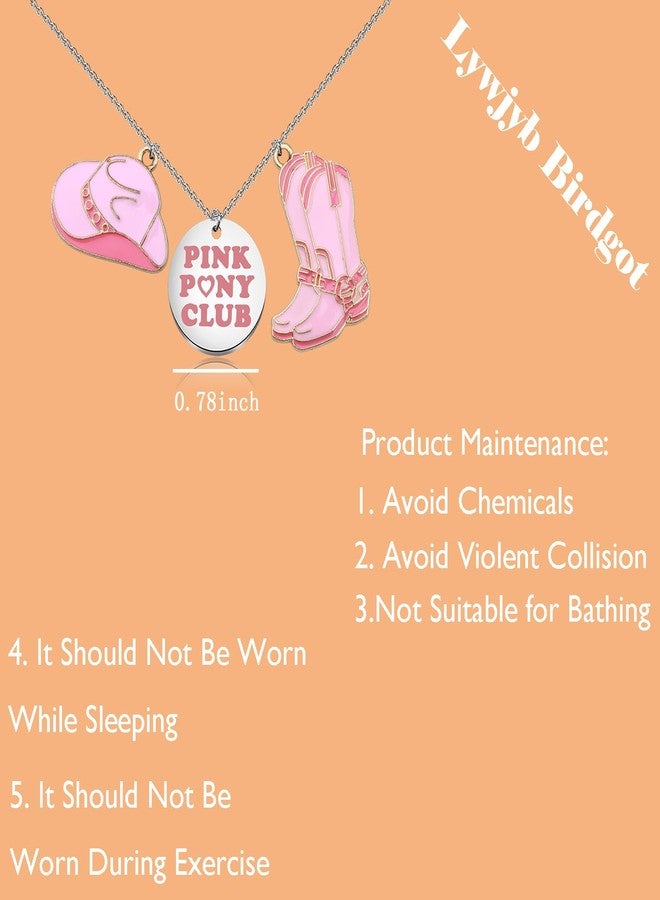 لوجيب بيردجوت قلادة راعية البقر الغربية من Lywjyb Birdgot Princess Cowgirl، هدية ألبوم موسيقي، كلمات أغاني، هدية للمغنية لمحبي المغنية (وردي) - Image 2