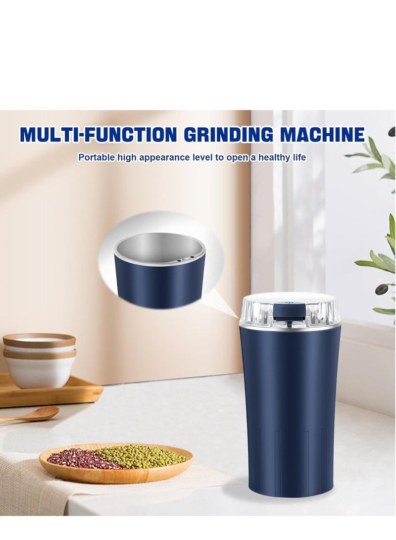 JAJEEK Electric Coffee Grinder 300W, Espresso Bean Spice Grinder with Stainless Steel Blades, Multifunctional Grinder for Coffee Beans, Spices, Herbs, Nuts – Powerful & Durable, Fast Grinding, Compact & Easy to Use, Ideal for Home or Office Use  - Image 3