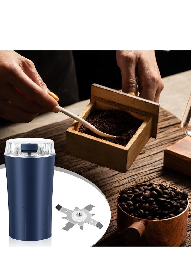 JAJEEK Electric Coffee Grinder 300W, Espresso Bean Spice Grinder with Stainless Steel Blades, Multifunctional Grinder for Coffee Beans, Spices, Herbs, Nuts – Powerful & Durable, Fast Grinding, Compact & Easy to Use, Ideal for Home or Office Use  - Image 5