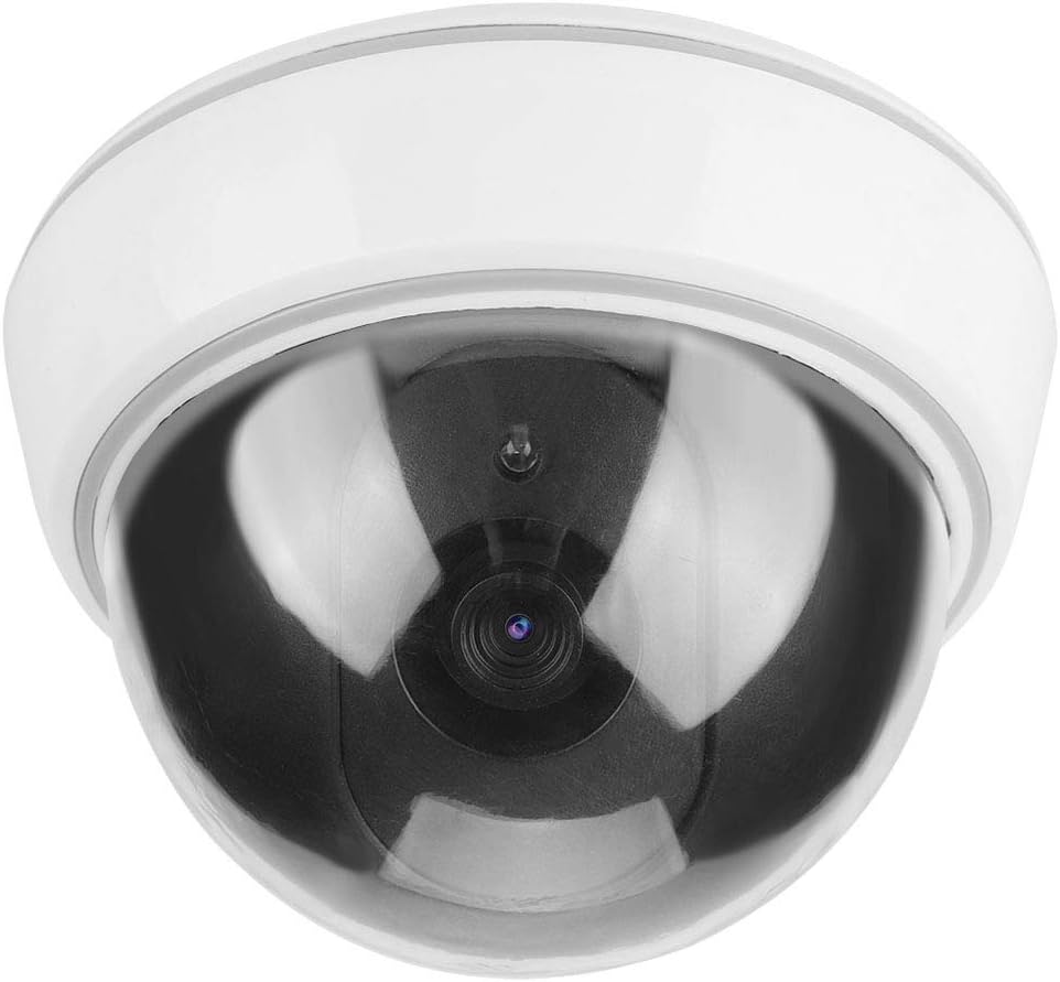klarako Klarako Dome Simulation Camera Dummy Fake Security Camera Monitor Alarm Flashing Led Light Indoor And Outdoor Use For Homes Business