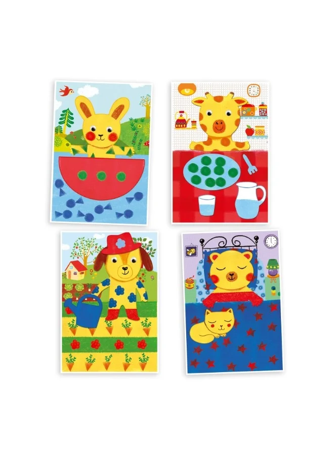 DJECO Sponge Painting - Cuddly Toy Adventures