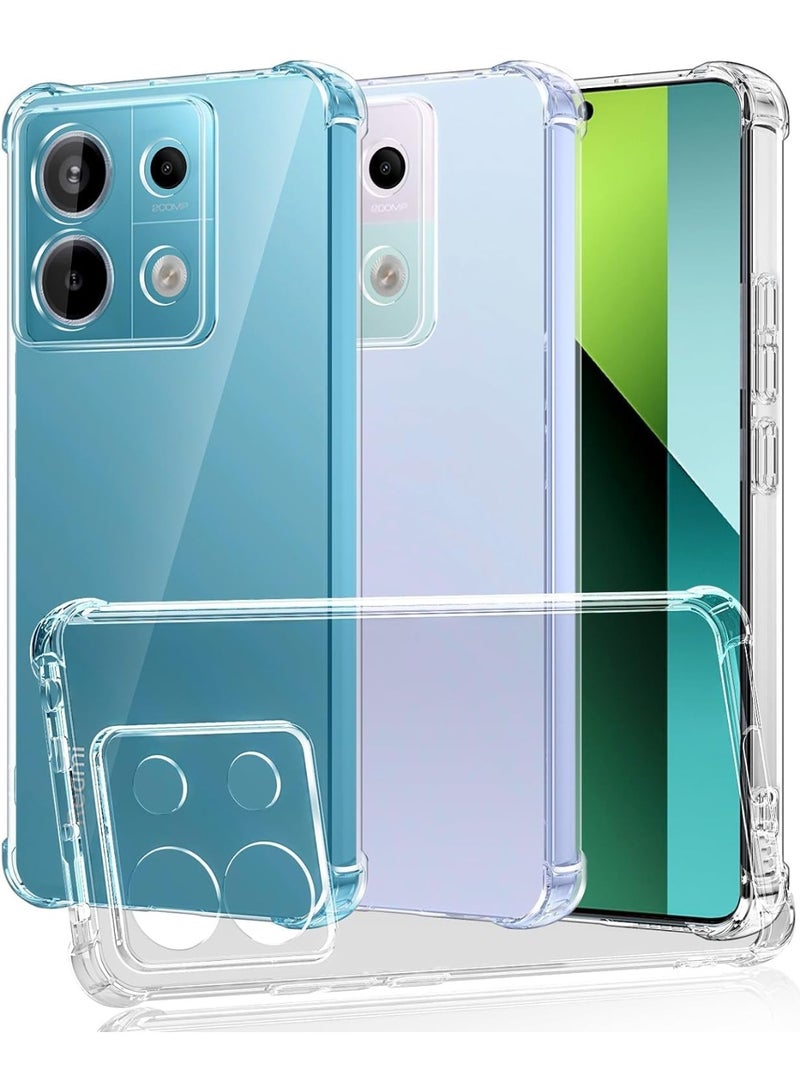 Xiaomi Poco F6 Pro Case,Redmi K70 Case,Redmi K70 Pro Phone Case Clear, Reinforced Corners Scratch Resistant TPU Rubber Soft Silicone Best Cmera Protective Clear Cover for Poco F6 Pro/Redmi K70/K70 Pro - Image 1