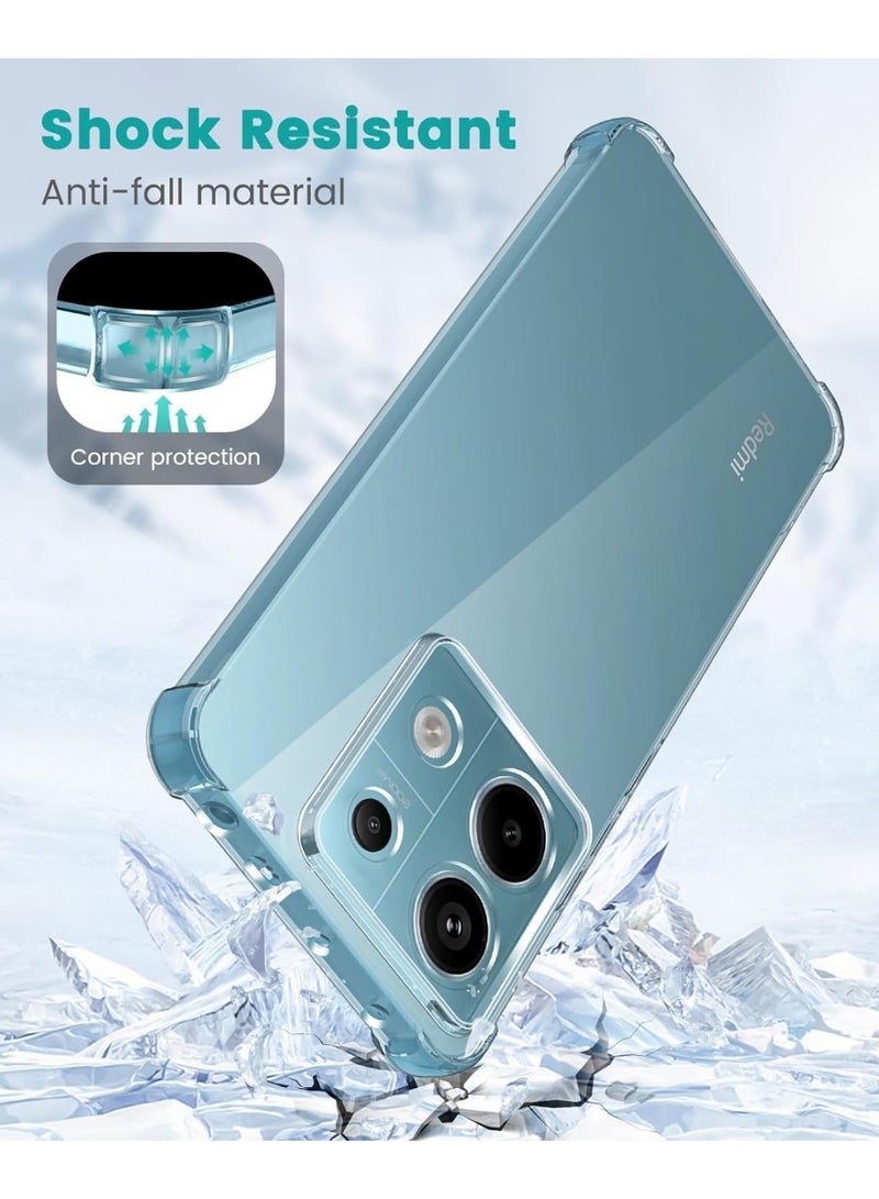 Xiaomi Poco F6 Pro Case,Redmi K70 Case,Redmi K70 Pro Phone Case Clear, Reinforced Corners Scratch Resistant TPU Rubber Soft Silicone Best Cmera Protective Clear Cover for Poco F6 Pro/Redmi K70/K70 Pro - Image 2