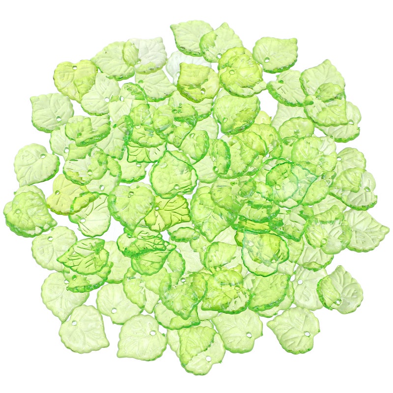 200Pcs DIY Earring Pendants Leaf Shape Ear Drop Hanging Decor Handmade Ear Jewelry Accessories - Image 1