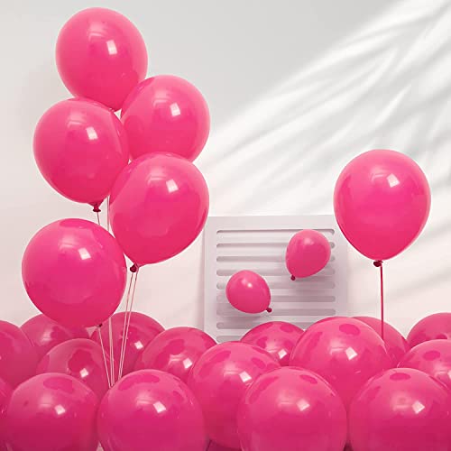 atorakushon Latex Pink Color Super Quality Rubber Balloons 10" Christmas Xmas Balloons Best For Theme Party Decoration Birthday Wedding Anniversary Office Party Purpose Opening Ceremony Pack of 25 - Image 3