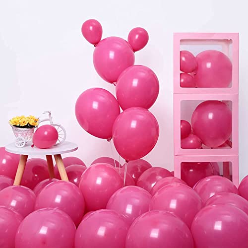 atorakushon Latex Pink Color Super Quality Rubber Balloons 10" Christmas Xmas Balloons Best For Theme Party Decoration Birthday Wedding Anniversary Office Party Purpose Opening Ceremony Pack of 25 - Image 5