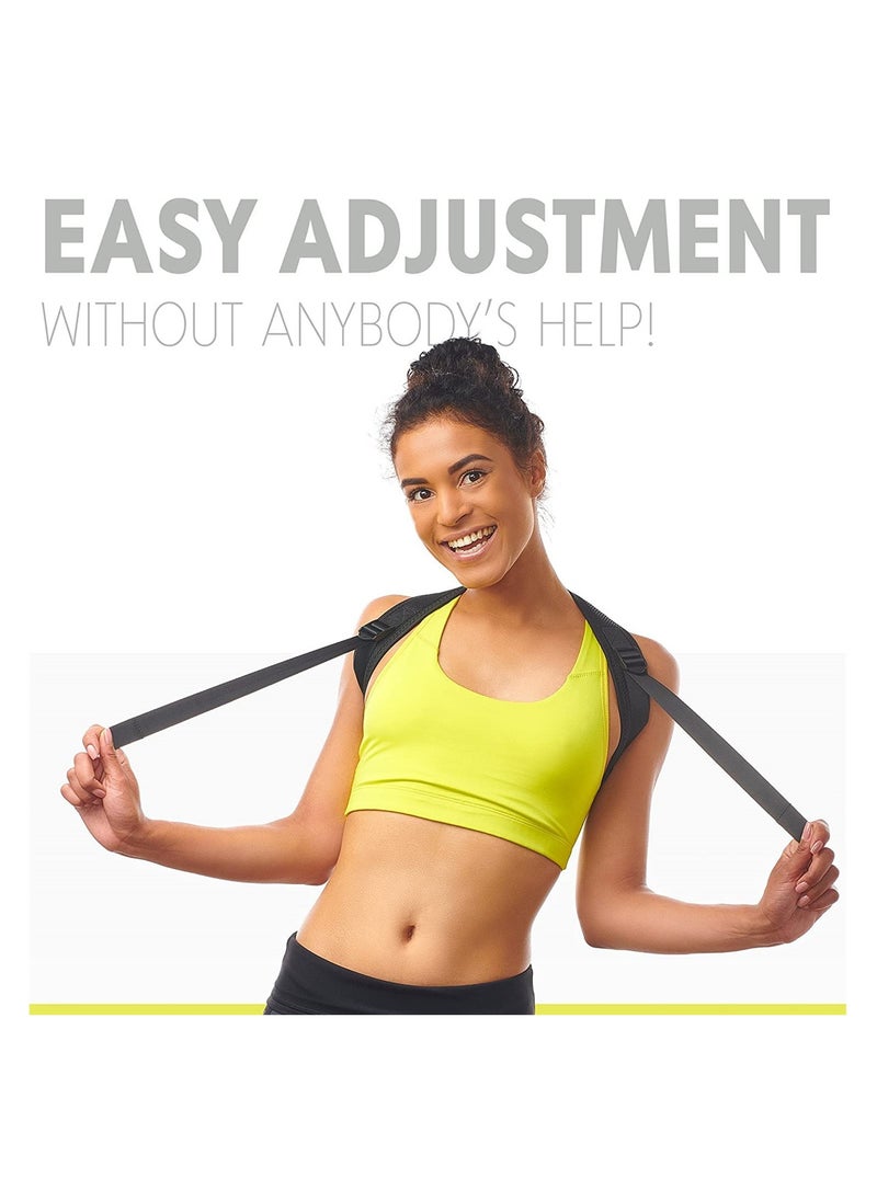 Excefore - Posture Corrector for Women Men - Posture Brace - Adjustable Back Straightener (25" - 53") - Image 1